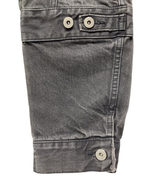 JUNYA WATANABE COMME des GARCONS（(ジュンヤワタナベ コムデギャルソン）JUNYA WATANABE COMME des GARCONS ((ジュンヤワタナベ コムデギャルソン) クロップドデニムパンツ ブラック サイズ:XSの古着・服飾アイテム