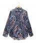 ETRO（エトロ）の古着「ペイズリー柄シャツ」｜ネイビー×レッド
