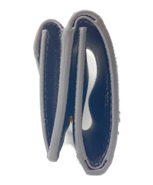 PRADA（プラダ）PRADA (プラダ) 3つ折り財布 ブラックの古着・服飾アイテム