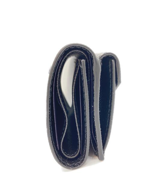 PRADA（プラダ）PRADA (プラダ) 3つ折り財布 ブラックの古着・服飾アイテム