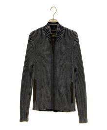 REPLAY（リプレイ）の古着「ニットジャケット」｜ネイビー