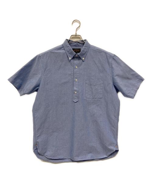 BEAMS PLUS（ビームスプラス）BEAMS PLUS (ビームスプラス) ボタンダウンシャツ ブルー サイズ:Lの古着・服飾アイテム