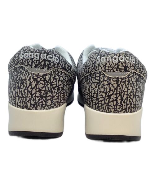 Sangacio（サンガッチョ）Sangacio (サンガッチョ) にゅ～ずスニーカー ブラック×ホワイト サイズ:28cm 未使用品の古着・服飾アイテム