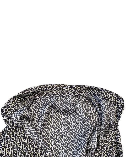 BALLSEY（ボールジィ）BALLSEY (ボールジィ) ボウタイワンピース イエロー×ホワイト サイズ:36の古着・服飾アイテム