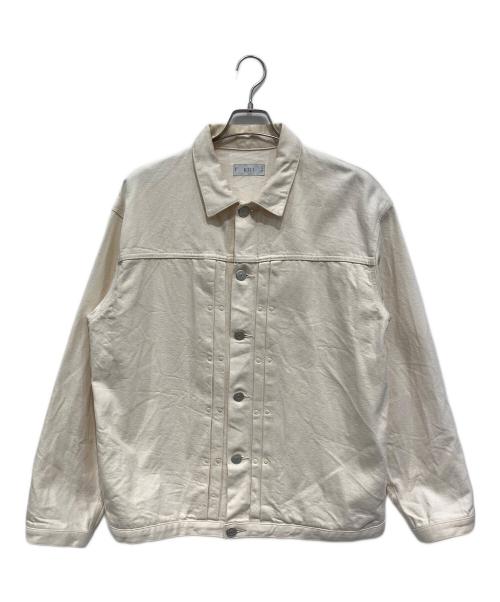 KIJI（キジ）KIJI (キジ) デニムジャケット アイボリー サイズ:5の古着・服飾アイテム