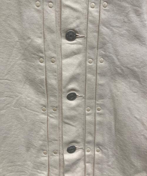 KIJI（キジ）KIJI (キジ) デニムジャケット アイボリー サイズ:5の古着・服飾アイテム