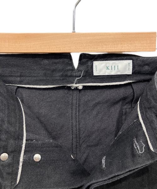KIJI（キジ）KIJI (キジ) デニムパンツ ブラック サイズ:5の古着・服飾アイテム