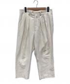 NEATニート）の古着「スラックス」｜アイボリー