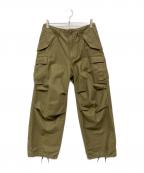 HOUSTONヒューストン）の古着「M-65フィールドカーゴパンツ」｜グリーン
