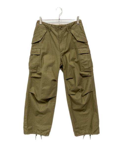 HOUSTON（ヒューストン）HOUSTON (ヒューストン) M-65フィールドカーゴパンツ グリーン サイズ:Sの古着・服飾アイテム