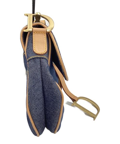 Christian Dior（クリスチャン ディオール）Christian Dior (クリスチャン ディオール) デニムサドルバッグ インディゴの古着・服飾アイテム