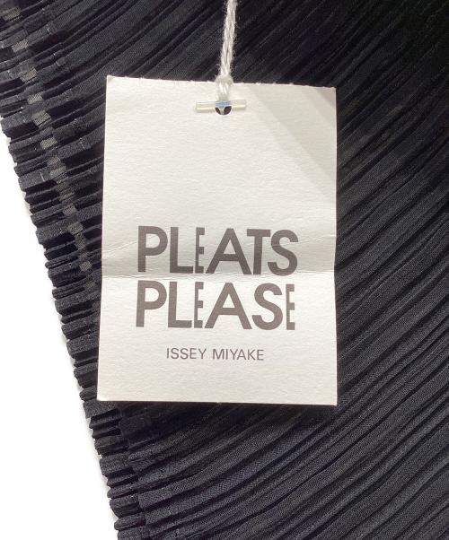 PLEATS PLEASE（プリーツプリーズ）PLEATS PLEASE (プリーツプリーズ) ポンチョ ブラック サイズ:Fの古着・服飾アイテム