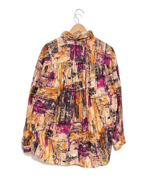 AiE（エーアイイー）AiE (エーアイイー) 総柄シャツ パープル サイズ:XLの古着・服飾アイテム
