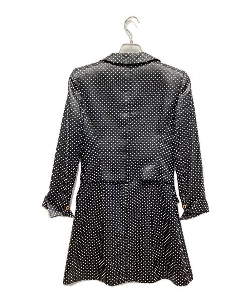 Mademoiselle Dior（マドモアゼル ディオール）Mademoiselle DIOR (マドモアゼル ディオール) ドット柄セットアップ ブラック×ホワイト サイズ:Mの古着・服飾アイテム