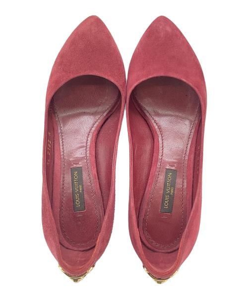 LOUIS VUITTON（ルイ ヴィトン）LOUIS VUITTON (ルイ ヴィトン) ハイヒールパンプス ワインレッド サイズ:34の古着・服飾アイテム