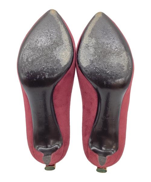 LOUIS VUITTON（ルイ ヴィトン）LOUIS VUITTON (ルイ ヴィトン) ハイヒールパンプス ワインレッド サイズ:34の古着・服飾アイテム