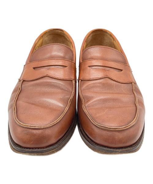 Tricker's（トリッカーズ）Tricker's (トリッカーズ) SHIPS (シップス) コインローファー ブラウン サイズ:7-5の古着・服飾アイテム