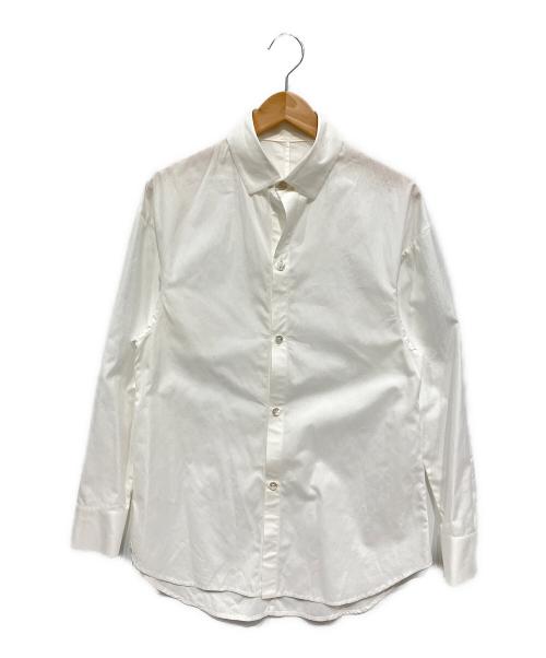 yohji yamamoto+noir（ヨウジヤマモトプリュスノアール）yohji yamamoto+noir (ヨウジヤマモトプリュスノアール) ロングスリーブシャツ ホワイト サイズ:XSの古着・服飾アイテム