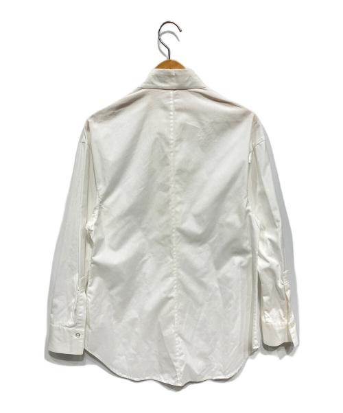 yohji yamamoto+noir（ヨウジヤマモトプリュスノアール）yohji yamamoto+noir (ヨウジヤマモトプリュスノアール) ロングスリーブシャツ ホワイト サイズ:XSの古着・服飾アイテム