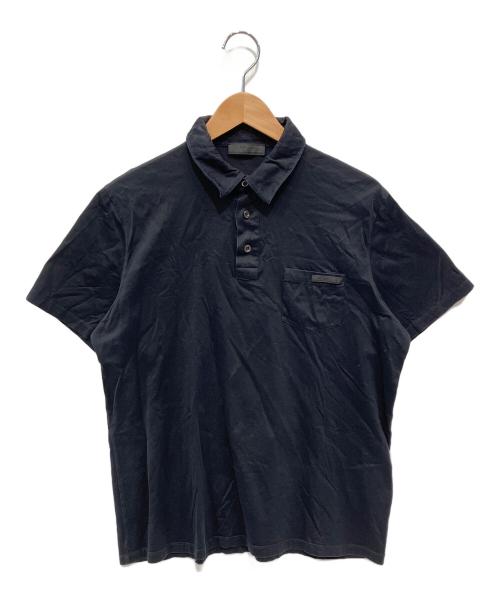 PRADA（プラダ）PRADA (プラダ) 半袖シャツ ブラック サイズ:Mの古着・服飾アイテム