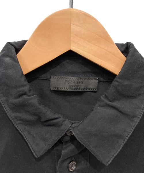 PRADA（プラダ）PRADA (プラダ) 半袖シャツ ブラック サイズ:Mの古着・服飾アイテム
