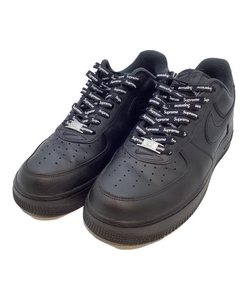 NIKE（ナイキ）NIKE (ナイキ) SUPREME (シュプリーム) AIR FORCE1 ブラック サイズ:27.5cmの古着・服飾アイテム
