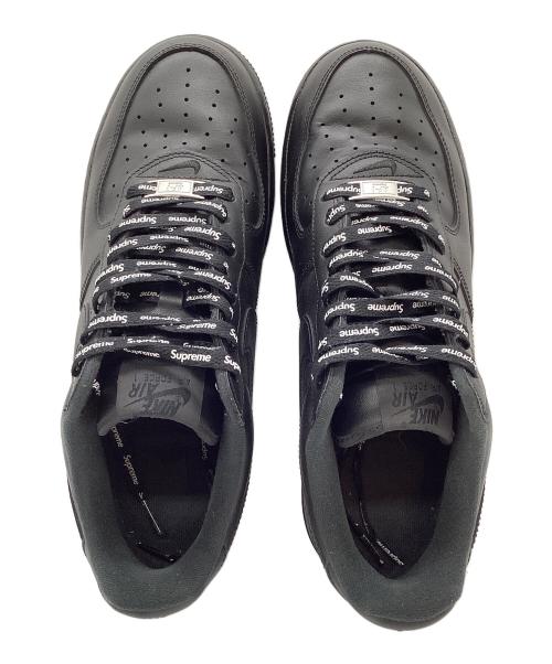 NIKE（ナイキ）NIKE (ナイキ) SUPREME (シュプリーム) AIR FORCE1 ブラック サイズ:27.5cmの古着・服飾アイテム