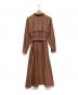 BLUE LABEL CRESTBRIDGE (ブルーレーベルクレストブリッジ) エアリーツイルトレンチドレス ブラウン サイズ:SIZE38：11000円