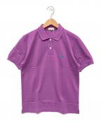 Burberry'sバーバリー）の古着「ポロシャツ」｜パープル×グリーン