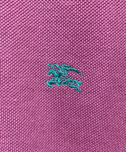 Burberry's（バーバリー）Burberry's (バーバリーズ) ポロシャツ パープル×グリーン サイズ:M 未使用品の古着・服飾アイテム