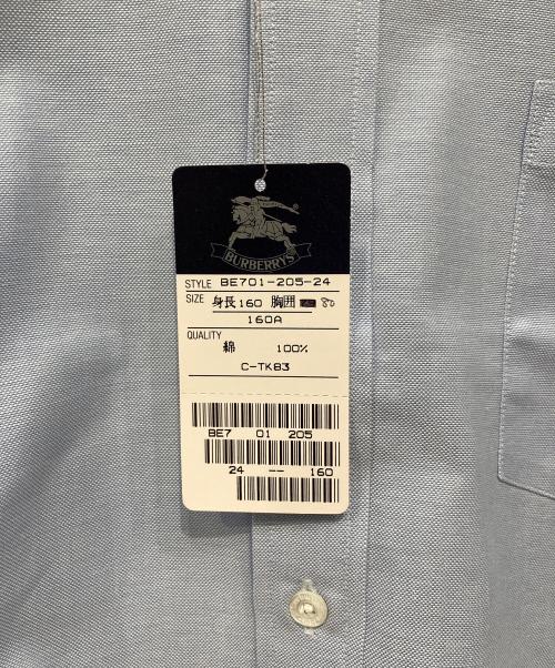 Burberry's（バーバリー）Burberry's (バーバリーズ) ボタンダウンシャツ スカイブルー サイズ:160の古着・服飾アイテム