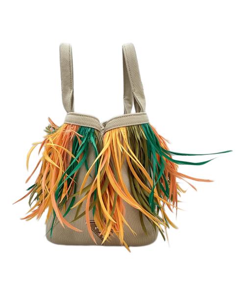 PRADA（プラダ）PRADA (プラダ) トートバッグ カナパ プリューム ベージュの古着・服飾アイテム