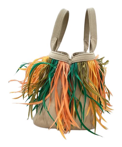 PRADA（プラダ）PRADA (プラダ) トートバッグ カナパ プリューム ベージュの古着・服飾アイテム