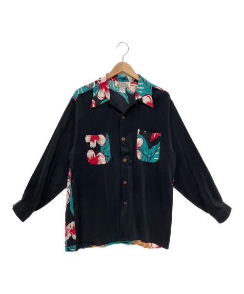 AVANTI（アヴァンティ）AVANTI (アヴァンティ) アロハシャツ ブラック サイズ:Ｓの古着・服飾アイテム