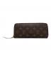LOUIS VUITTON（ルイ ヴィトン）の古着「長財布」｜ブラウン×ピンク