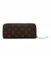 LOUIS VUITTON (ルイ ヴィトン) 長財布 ブラウン×ピンク：30000円