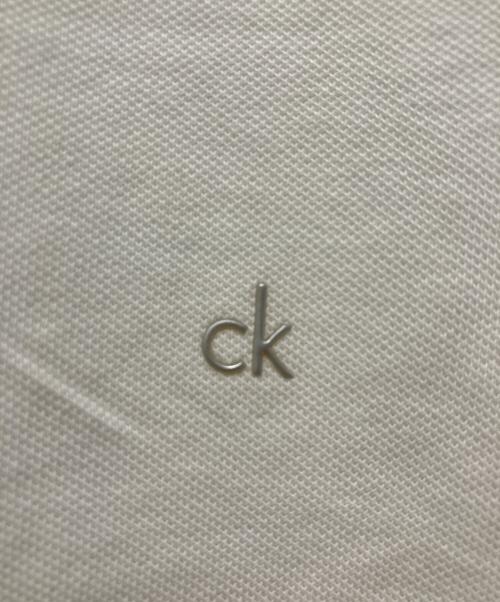 Calvin Klein（カルバンクライン）Calvin Klein (カルバンクライン) 半袖シャツ ホワイト サイズ:Lの古着・服飾アイテム