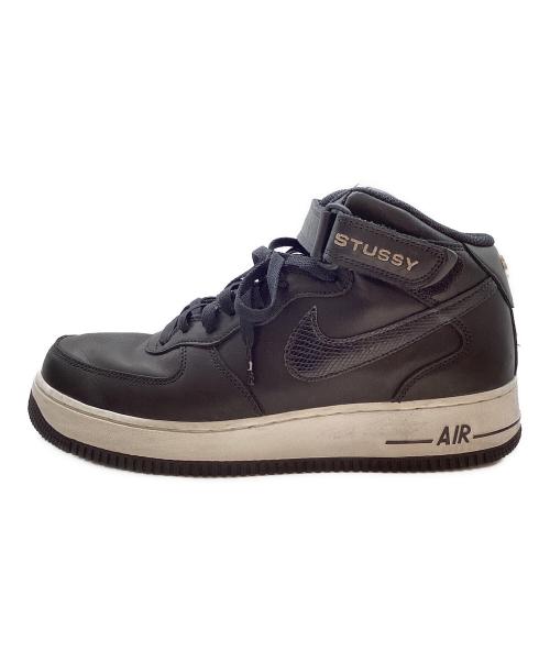 NIKE（ナイキ）NIKE (ナイキ) stussy (ステューシー) AIR FORCE ブラック サイズ:28cmの古着・服飾アイテム