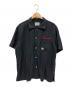 HOUSTON（ヒューストン）の古着「ボーリングシャツ」｜ブラック