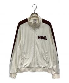 NIKE（ナイキ）の古着「トラックジャケット」｜オフホワイト×ブラウン