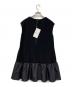 HeRIN.CYE (ヘリンドットサイ) Frill mini op ブラック サイズ:Free 未使用品：4000円