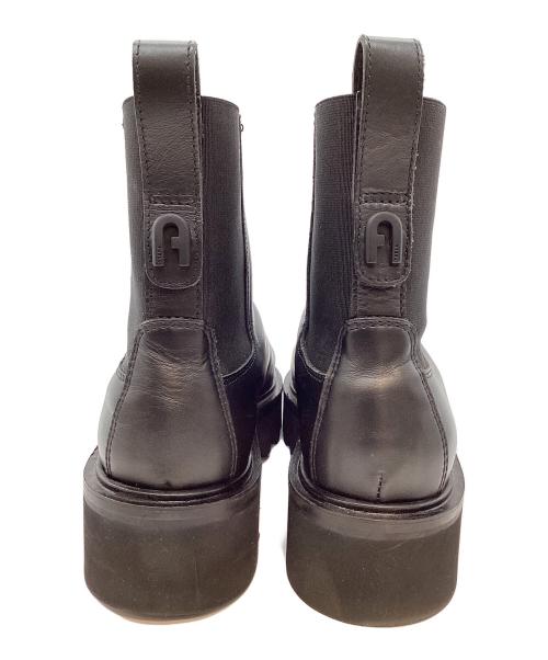 FURLA（フルラ）FURLA (フルラ) サイドゴアブーツ ブラック サイズ:23.5cmの古着・服飾アイテム