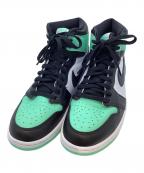 NIKEナイキ）の古着「ハイカットスニーカー」｜グリーン×ホワイト