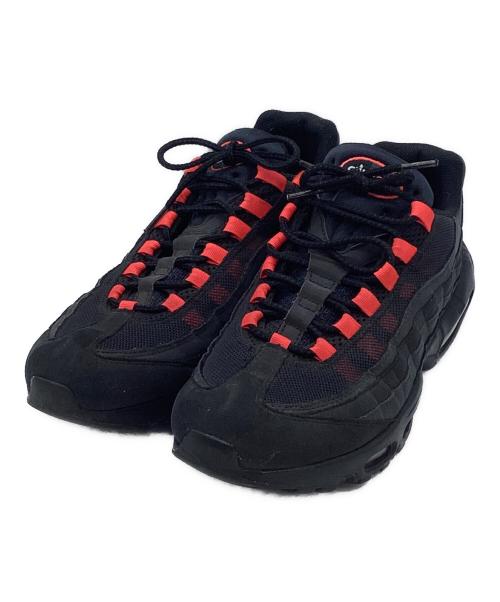NIKE（ナイキ）NIKE (ナイキ) Air Max 95 Black Laser Crimson ブラック×レッド サイズ:28.5cmの古着・服飾アイテム