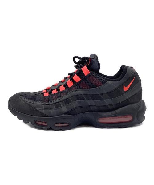 NIKE（ナイキ）NIKE (ナイキ) Air Max 95 Black Laser Crimson ブラック×レッド サイズ:28.5cmの古着・服飾アイテム