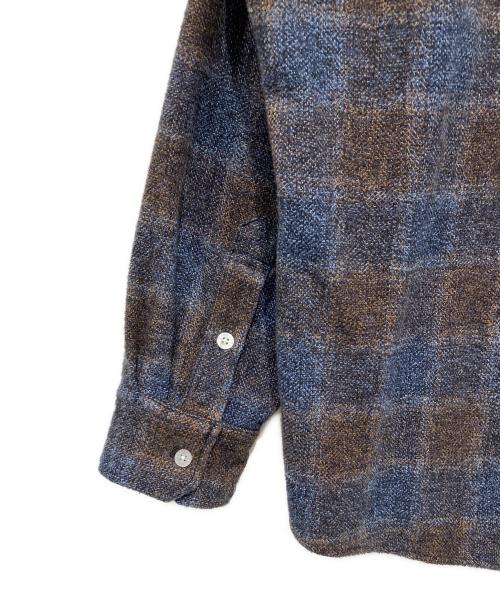 FAT（エフエーティー）FAT (エフエーティー) GIGAHEATHER ブルー×ベージュ サイズ:Mの古着・服飾アイテム