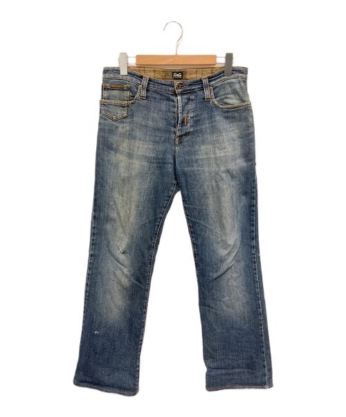 DOLCE & GABBANA（ドルチェ＆ガッバーナ）DOLCE & GABBANA (ドルチェ＆ガッバーナ) ダメージデニムパンツ インディゴ サイズ:W32の古着・服飾アイテム