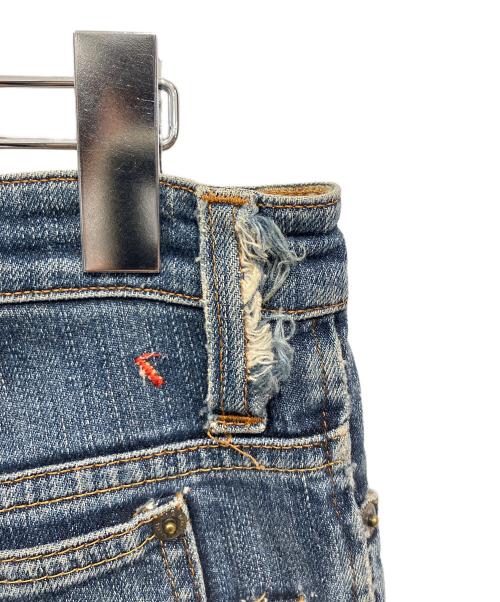 DOLCE & GABBANA（ドルチェ＆ガッバーナ）DOLCE & GABBANA (ドルチェ＆ガッバーナ) ダメージデニムパンツ インディゴ サイズ:W32の古着・服飾アイテム