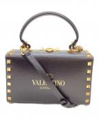 VALENTINO GARAVANIヴァレンティノ・ガラヴァーニ）の古着「ロックスタッズ2WAYチェーンショルダーバッグ」｜ブラック