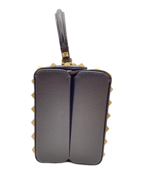 VALENTINO GARAVANI（ヴァレンティノ・ガラヴァーニ）VALENTINO GARAVANI (ヴァレンティノ・ガラヴァーニ) ロックスタッズ2WAYチェーンショルダーバッグ ブラックの古着・服飾アイテム